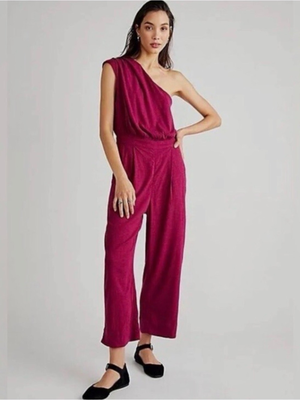 Free People Avery Jumpsuit in Purple